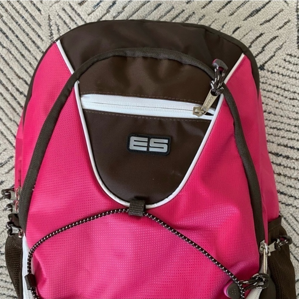 Eastport Backpack Brown Pink OS - Picture 2 of 13